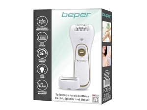 Epilator BEPER 3BEPI001 2in1 Functionare cu cablu sau acumulator Lumina LED - Img 10