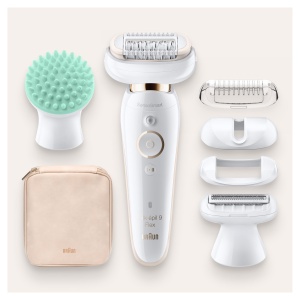 Epilator Braun Silk-epil 9 Flex 9020, albauriu, cu cap flexibil si tehnologie SensoSmart - Img 8