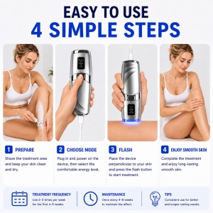 Epilator IPL Mulbijeo, 21J, 999.999 impulsuri, cu functie de racire - Img 7
