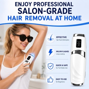 Epilator IPL Mulbijeo, 999.999 impulsuri, 21J, racire integrata - Img 5