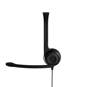 EPOS PC 5 Chat Stereo Headset PC, Casti cu fir, Volum in linie, Reducere zgomot si microfon, Calitate inalta, pentru laptop, PC, Mac - Apelare online - Img 3