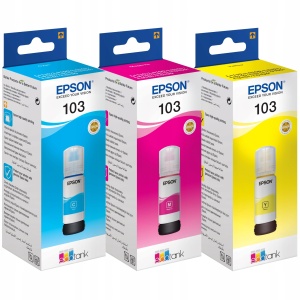 Epson EcoTank 103 Tinta Originala Cyan Compatibilitate EcoTank