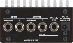 Equalizator grafic BOSS EQ-200, 2x10 benzi, control MIDI, compact - Img 4