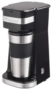 Espressor cafea Bestron ACM1112Z, 750W, capacitate 420ml, negrusilver