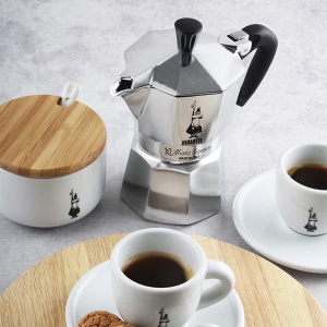Espressor cafea Bialetti Moka Express, 2 cesti, 90 ml, argintiunegru - Img 2