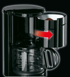 Espressor cafea Braun KF 47 BK, 10 cesti, sistem anti-picurare, negru - Img 3
