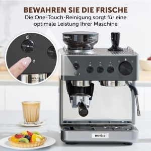 Espressor cafea Breville Barista Classic, 15 bar, negru si argintiu - Img 5