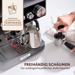 Espressor cafea Breville Barista Sense, 15 bar, negru, cu rasnita integrata - Img 4