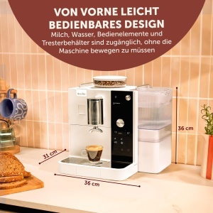 Espressor cafea Breville Prima Latte AutoLuxe, 12 setari, alb - Img 8