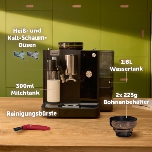 Espressor cafea Breville Prima Latte AutoLuxe, 12 setari, negru - Img 9
