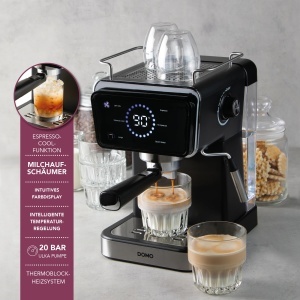 Espressor cafea DOMO DO757K 20 Bar, 1.5 L, Touchscreen - Img 2