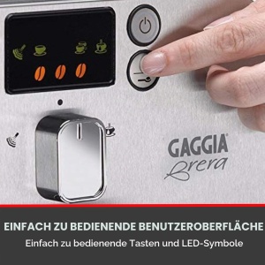 Espressor cafea Gaggia RI930501 Brera, 15 bar, argintiu, cu spumare lapte - Img 3