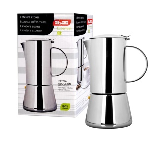 Espressor cafea IBILI Essential, 2 cesti, 100 ml, inox