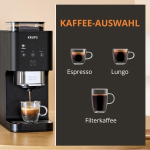 Espressor cafea Krups Coffee Crush SA4028E0, 15 cm latime, negru, cu rasnita integrata - Img 5