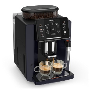 Espressor cafea Krups EA910B, negru, cu touch screen si programe automate - Img 1