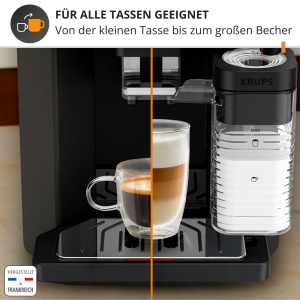 Espressor cafea KRUPS Sensation Milk EA912E, 6 specialitati, tehnologie Milk Maestro - Img 7