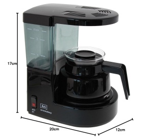 Espressor cafea Melitta Aromaboy, 2 cani, 550W, negru - Img 4