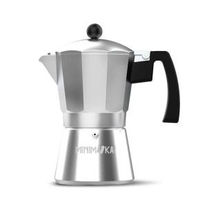 Espressor cafea Minimoka 6 Tasse, inox, ergonomic, cu siguranta