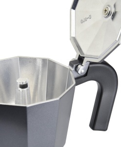 Espressor cafea Monix Vitro Noir, capacitate 6 cesti, aluminiu, antiaderent - Img 2