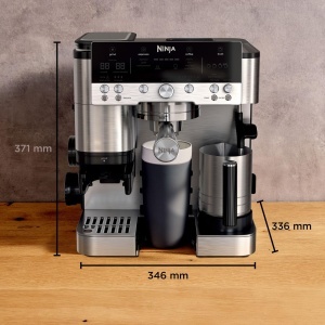 Espressor cafea Ninja Luxe Premier 3-in-1, 25 setari de macinare, argintiu - Img 8