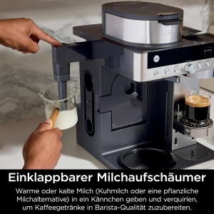 Espressor cafea Ninja Prestige CFN802EU, 2-in-1, 1.8 L, cu spumator de lapte, negru - Img 4