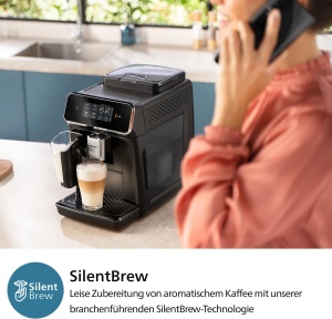 Espressor cafea Philips 2300 Series EP233010, 4 bauturi, Touchscreen, Mattschwartz - Img 5