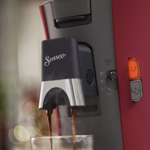 Espressor cafea Philips Senseo Select CSA24090, 1450W, 0.9L, Rosu - Img 5