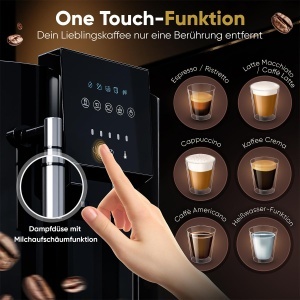 Espressor cafea ProfiCook PC KAV 1281, 1.8L, 1200W, cu functie de spumare - Img 3