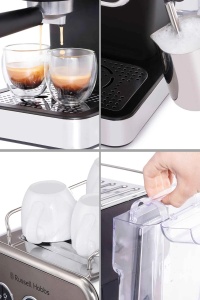 Espressor cafea Russell Hobbs Distinction 15 Bar, inox, cu abur - Img 5