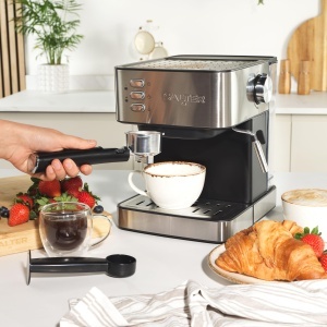Espressor cafea Salter cu pompa de 15 Bar, rezervor detasabil de 1,6 l, cu spumator de lapte - Img 3