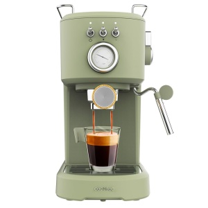 Espressor Cecotec Compact Power Espresso 20 Retro Green 1100W 20 Bar