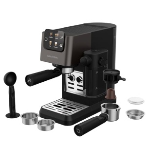 Espressor Grundig KSM 6430 20 Bar Touchscreen Rezervor lapte integrat Dark InoxNegru - Img 11