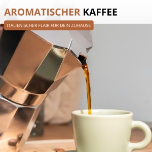 Espressor manual Westmark Brasilia 9 cesti aluminiu argintiu - Img 3