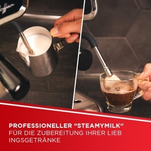 Espressor Polti Coffea G50S 30 setari de rasnire duza profesionala pentru spumare lapte argintiu - Img 3