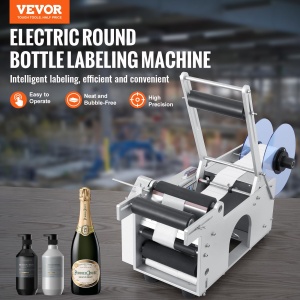 Etichetator electric VEVOR MT-50Alu-V1 pentru sticle rotunde 20-50 eticheteminut - Img 2
