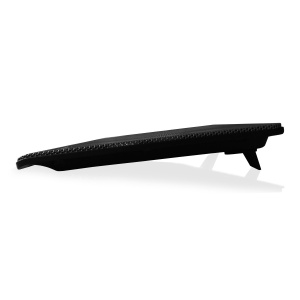 Ewent EW1256 Racitor pentru laptop 12-17 inch, 2 ventilatoare silentioase cu LED-uri albastre, tampon de racire, suport pentru cooler pentru notebook Covoras de racire, negru - Img 5