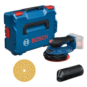 Excentric cu bateria Bosch GEX 18V-150-3, 18V, Ergonomie excelenta, 3 mm oscilatie