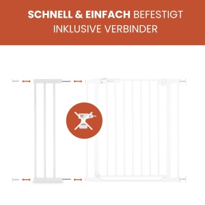 Extensie pentru Plasa de Protectie Hauck 21 cm, Alb - Img 4