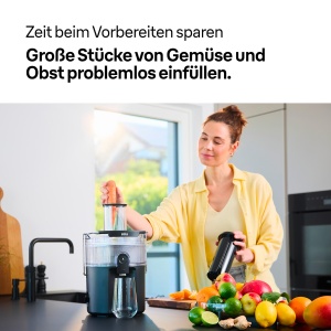 Extractor de suc Braun MultiJuice 5 SJ500, 800W, 1.5L, Negru - Img 6