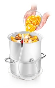 Extractor de suc Tescoma DELLA CASA pentru fructe si legume, capacitate 600 ml - Img 3