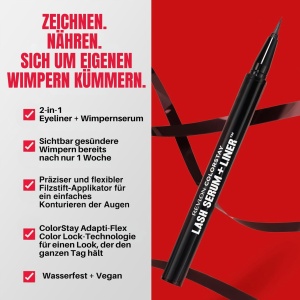 Eyeliner Revlon ColorStay cu Ser pentru Gene, Negru, 0.48 ml - Img 2