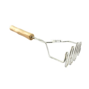 Fackelmann 521417 Presa manuala pentru cartofi si legume otel inoxidabil si lemn 29x95x55 cm