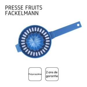 Fackelmann 670458 Zitruspresse Manuala Albastra Compacta - Img 4
