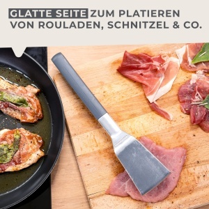 Fackelmann Fleischklopfer Statement Aluminiu Negru 27 cm Dubla Functie - Img 5