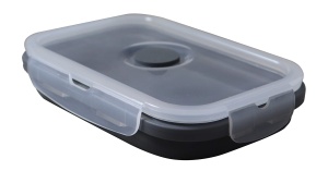 Fackelmann Lunchbox din Silikon 540ml Gri Compacta si Multifunctionala - Img 2