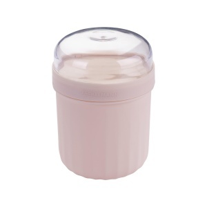 Fackelmann Lunchpot 500 ml Pastel Beige Rezistent la scurgeri Compatibil cu microunde - Img 1