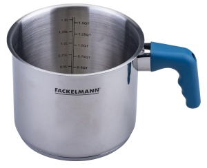 Fackelmann Milchtopf Essential 14 cm Otel Inoxidabil Maner Ergonomic