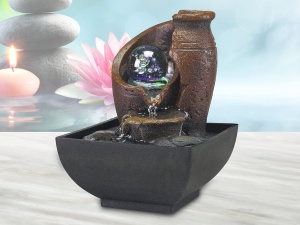 Fantana decorativa Zen Beper P201UTP201, LED colorat, negru, design modern - Img 7