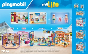 Fashion Store PLAYMOBIL MyLife 71534, 76 piese, pentru copii de la 5 ani - Img 8
