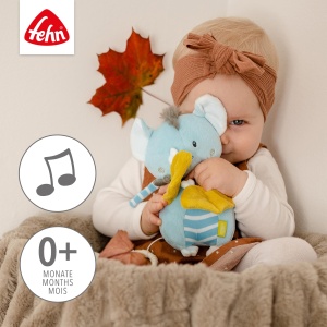 Fehn Mini Jucarie Muzicala Fledermaus 065022 Melodie Brahms Wiegenlied 21cm - Img 3